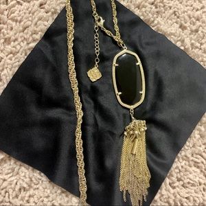 Kendra Scott Rayne necklace black/gold